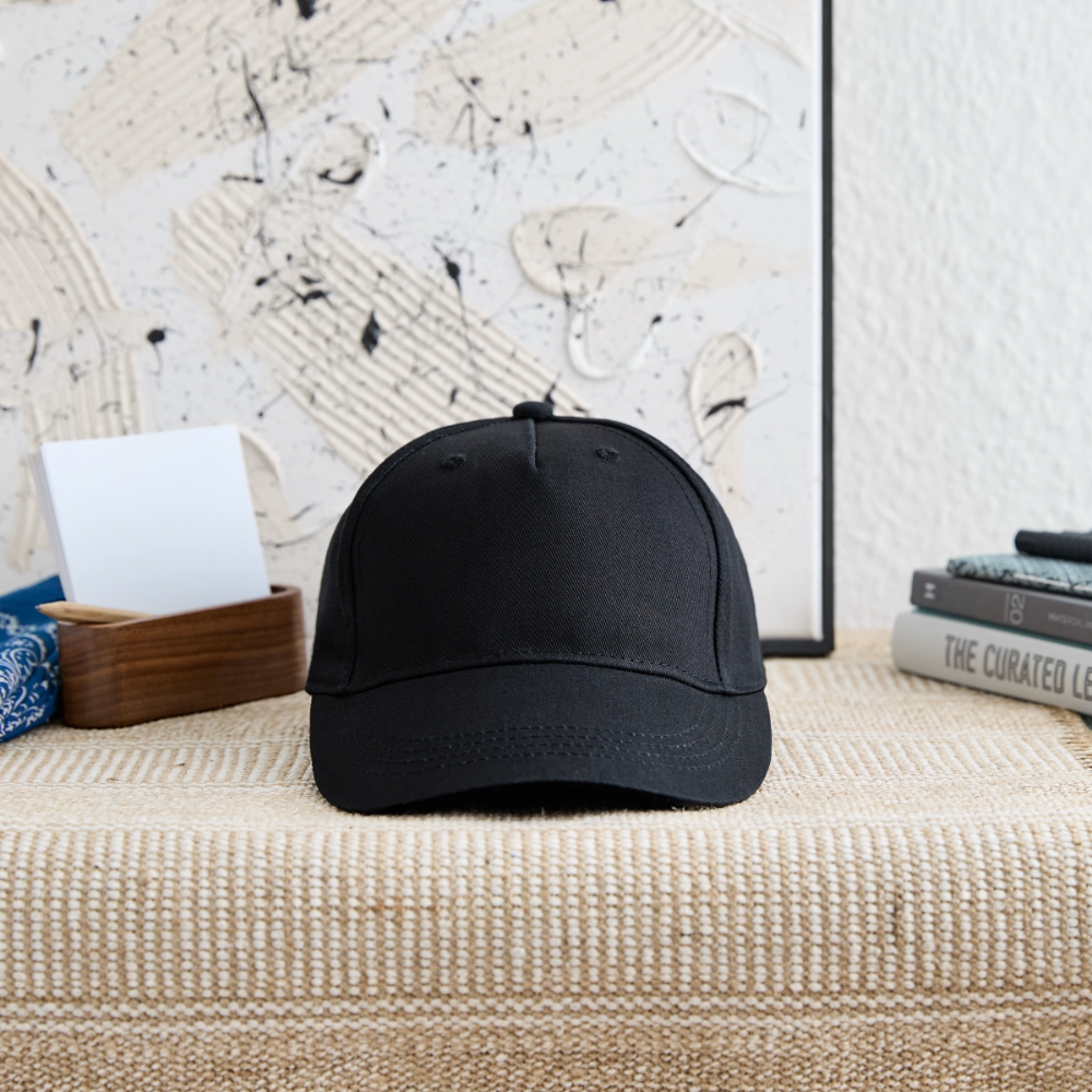 Kinder Bio Basecap - Schwarz