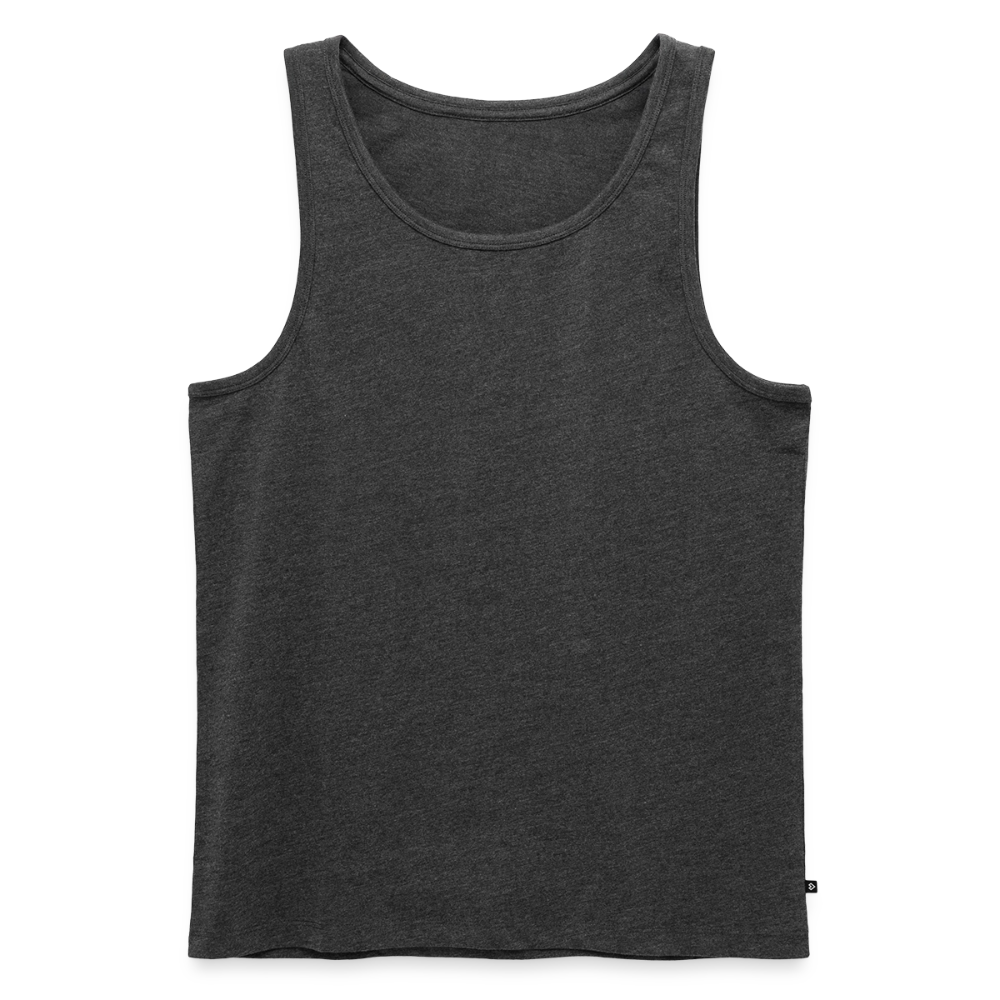 Männer Premium Tank Top - Anthrazit meliert