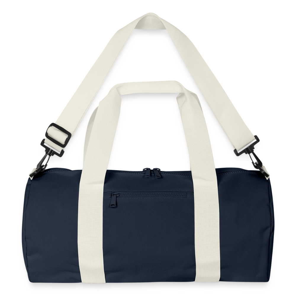 Recycelte Duffel Bag - Marineblau/Offwhite
