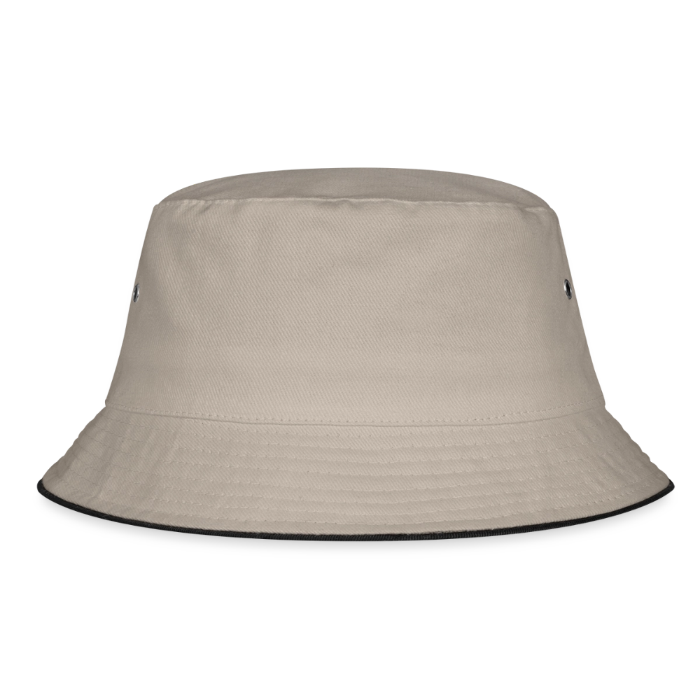 Bucket Hat - Khaki/Schwarz