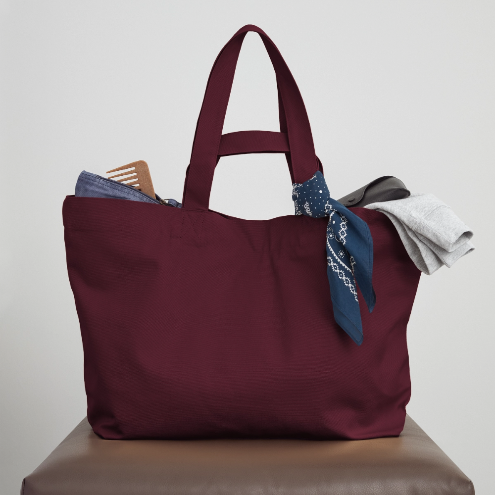 Recycelte Shopping Bag von Stanley/Stella - Burgunderrot